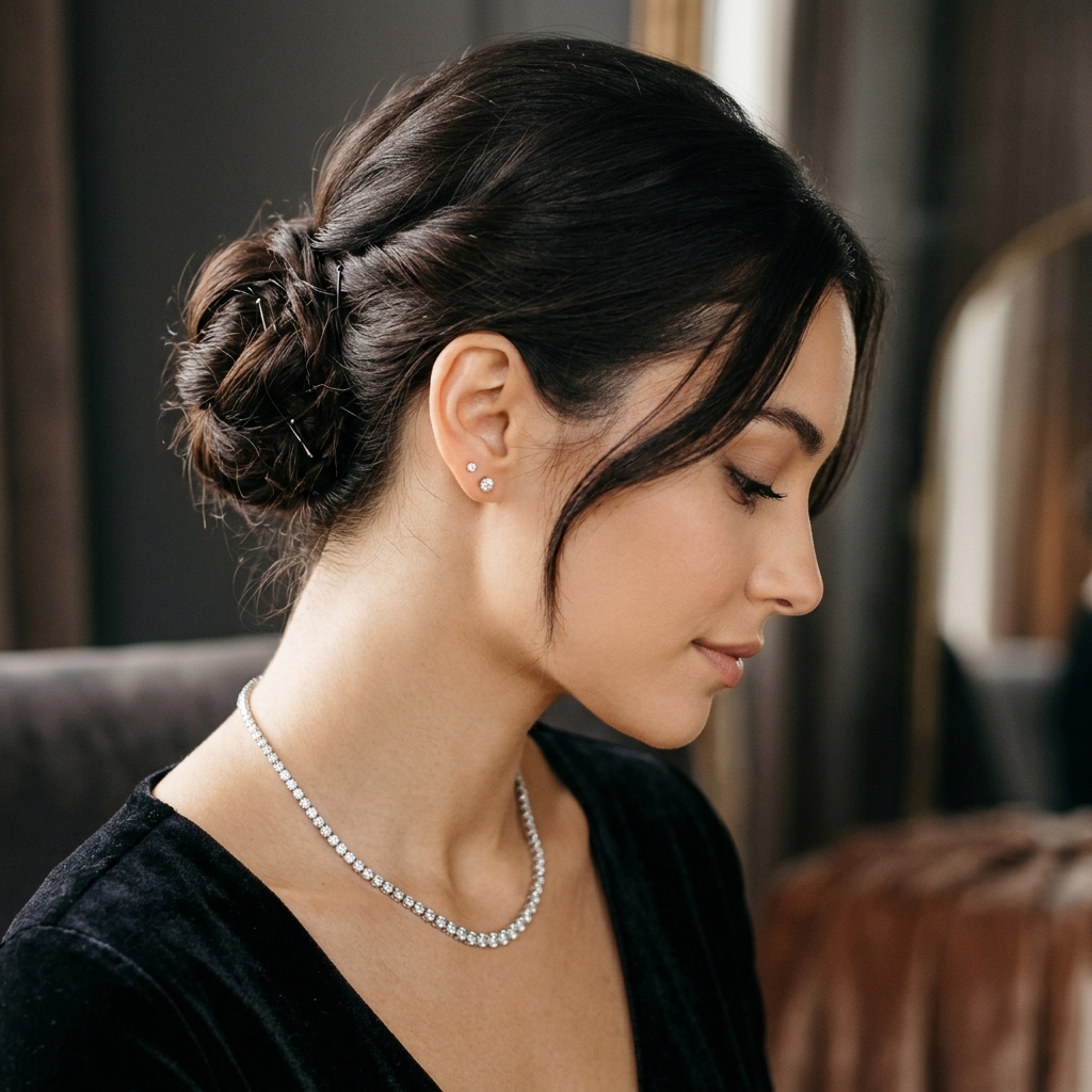 Diamond Line Necklace
